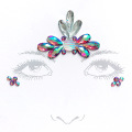 Custom Cheap Self Adhesive Rhinestone Crystal Face Sticker